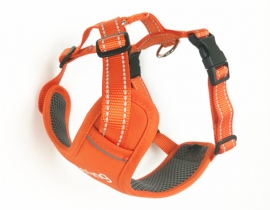 06048 Reflective Sandwich Dog Harness Orange 