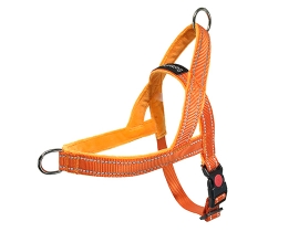 Dual Strap Dog Harness_Orange