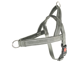 Dual Strap Dog Harness_Grey