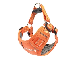 Step-in Dog Safety Harness_Orange