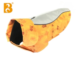 2022 New Design Vivid Orange Waterproof Reflective Dog Jacket