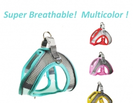2023 New Design Air-Mesh Dog Harness Pet Vest Adjustable Step-in Light Harness