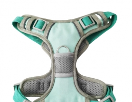 2023 Mesh Fabric Dog Harness Adjustable Reflective Pet Harness Dogs Leash Breathable Dog Vest Pets Accessories