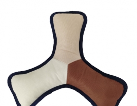 2022 Contrast Color High Quality Good Stitching Polyester Dog Toy for Indoor and Outdoor Playing