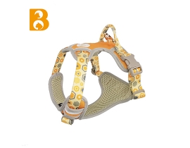 2023 Manufacture Customizable Adjustable Paded Print Dog Harness
