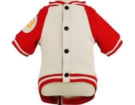 Dog Clothing Fashion Warm Sports Cute Dog Baseball Uniform Jacket Coat