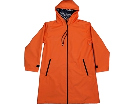 Oxford Windproof Waterproof Bright Orange Human and Dog Matching Rain Coat