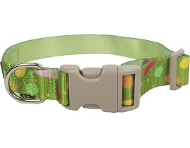 Hot Sale Green Refreshing Polyester Dog Collar Products