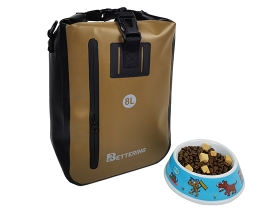 Pet Dog Treats Bag Easily Carrier Pet Toys, Kibble, Treats Waterproof Dog Food Bag for Outdoor