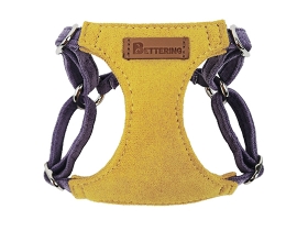 Small Cat Dog Suede Harness Soft Waterproof Pet Harness for Puppy Dof